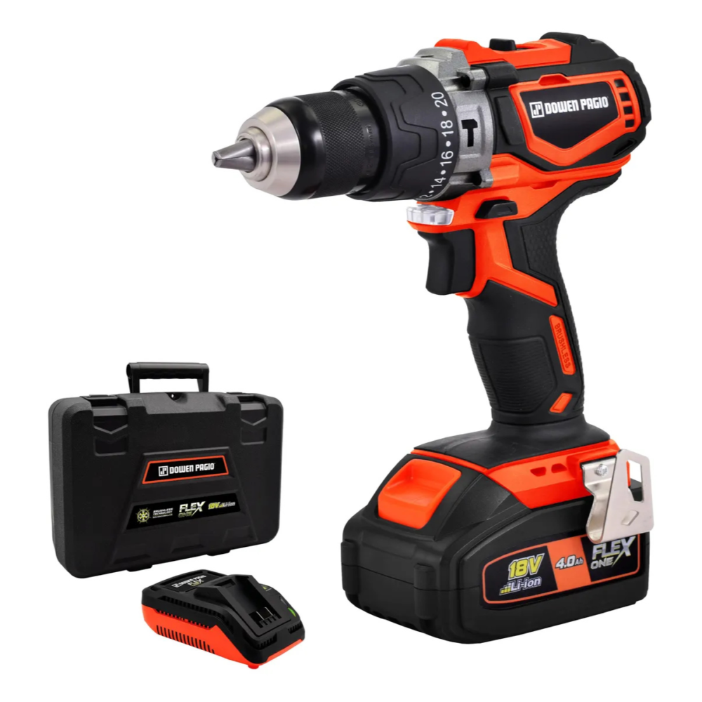 dwnppg (1) Taladro Percutor 13mm Brushless 18V Dowen Pagio