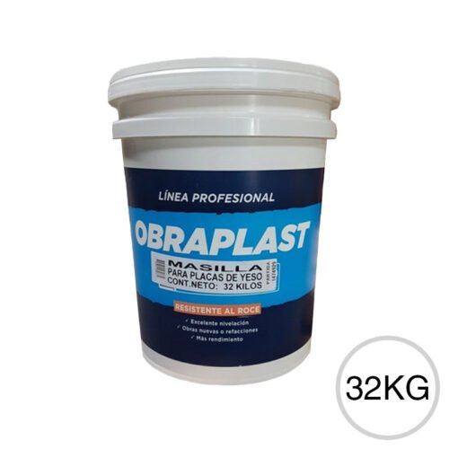 sinteplast-83221037 Obraplast Masilla para Placas de Yeso x 32kg