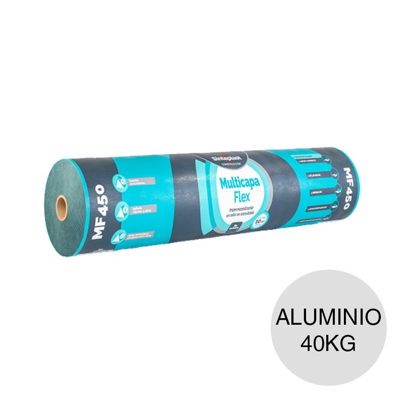 Rollo Membrana Asfáltica Aluminizada 40kg